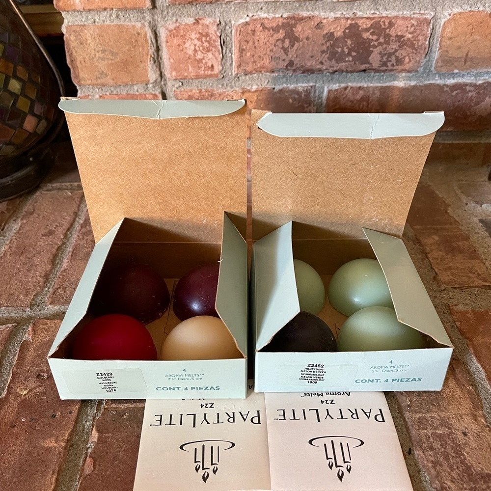 2 Boxes of Partylite Aroma Melt Candles